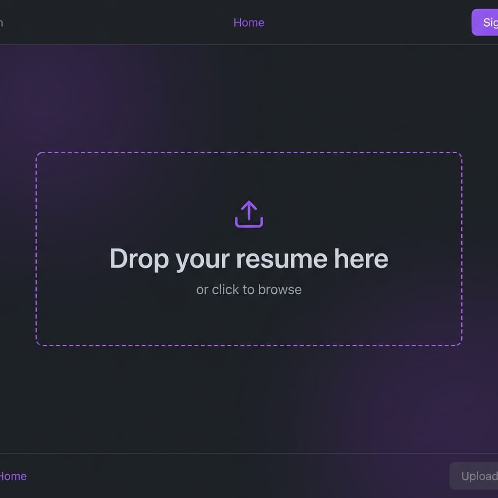 Upload Your Resume